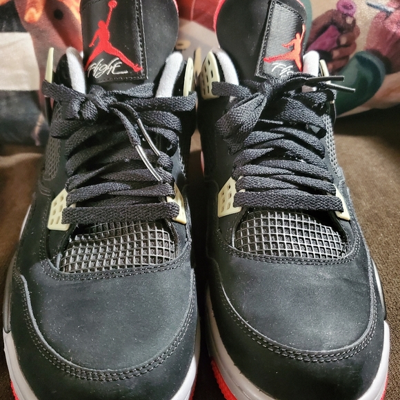 Air jordan 4 Black Cement 4 sz 10.5 DS - Picture 5 of 7